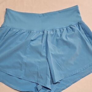 DSG Women's Sky Blue High-Waist Shorts